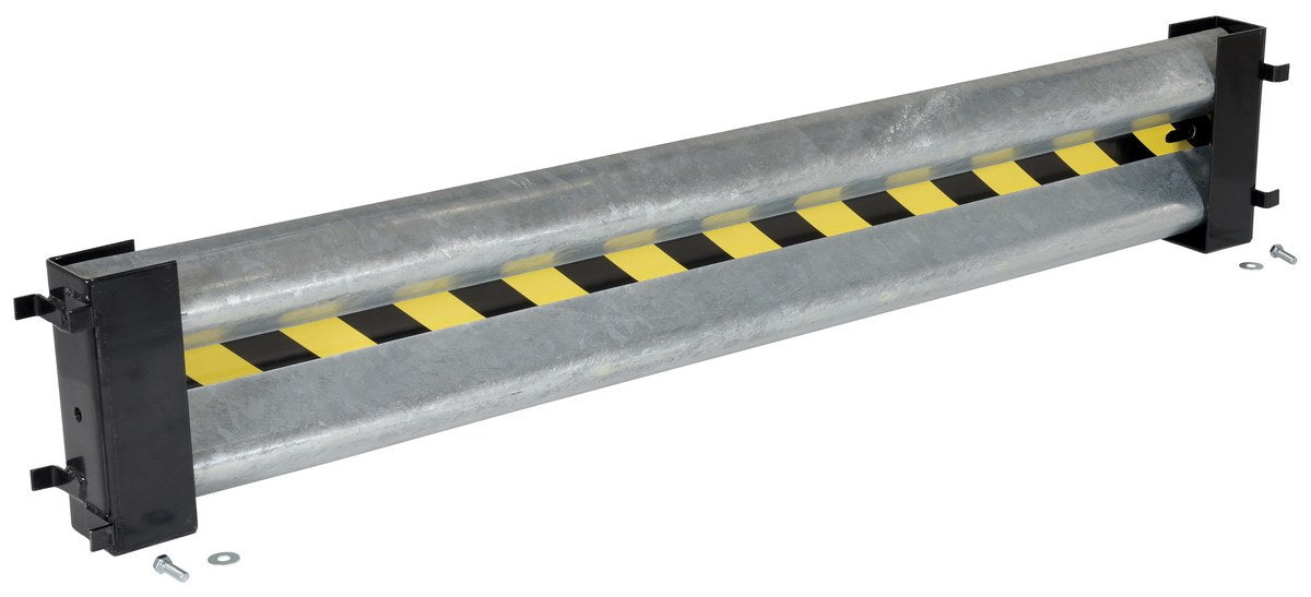Vestil GR-H2R-DI-5-HDG Galvanized Steel Drop In Guard Rail 2 Ribbed 60 in. Length Gray