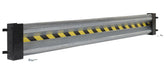 Vestil GR-H2R-DI-7-HDG Galvanized Steel Drop In Guard Rail 2 Ribbed 84 in. Length Gray