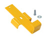 Vestil GR-STC8-DI-BKTCS-YL Steel Center Support Bracket For 113.875 in. To 124 in. Drop In Guard Rail Yellow