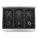 Cosmo 4-Piece Appliance Package - 30-Inch Gas Range, Wine Cooler, Dishwasher and Refrigerator with Water Dispenser in Stainless Steel (COS-4PKG-637) Cosmo