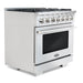 Cosmo 4-Piece Appliance Package - 30-Inch Gas Range, Wine Cooler, Dishwasher and Refrigerator with Water Dispenser in Stainless Steel (COS-4PKG-637) Cosmo