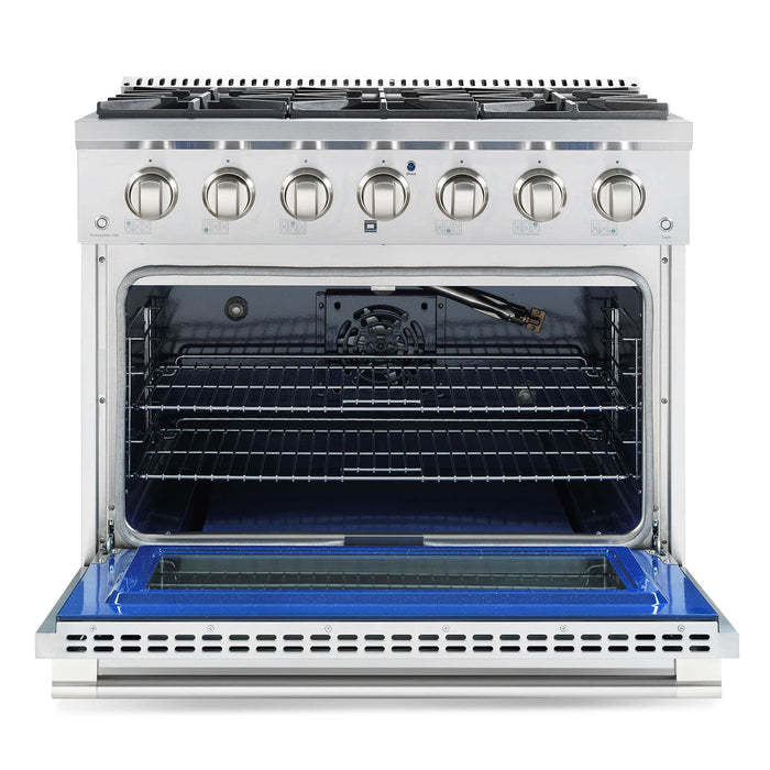 Cosmo 4-Piece Appliance Package - 30-Inch Gas Range, Wine Cooler, Dishwasher and Refrigerator with Water Dispenser in Stainless Steel (COS-4PKG-637) Cosmo