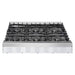 Cosmo 36-Inch Slide-In Counter Gas Cooktop with 6 Burners in Stainless Steel (COS-GRT366) Cosmo