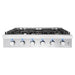 Cosmo 36-Inch Slide-In Counter Gas Cooktop with 6 Burners in Stainless Steel (COS-GRT366) Cosmo