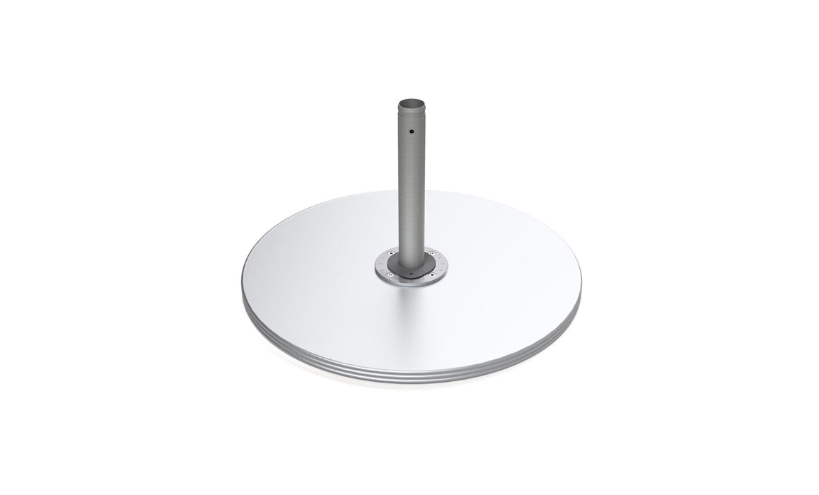 Ledge Lounger Ultra Cantilever Round Galvanized Steel Plate Stack Base-555 Lbs — view 1