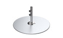 Ledge Lounger Galvanized Steel Plate Base - 185 lbs — ver-185lbs-18" Stem-2" Pole