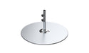 Ledge Lounger Galvanized Steel Plate Base - 185 lbs — ver-185lbs-18" Stem-1.5" Pole