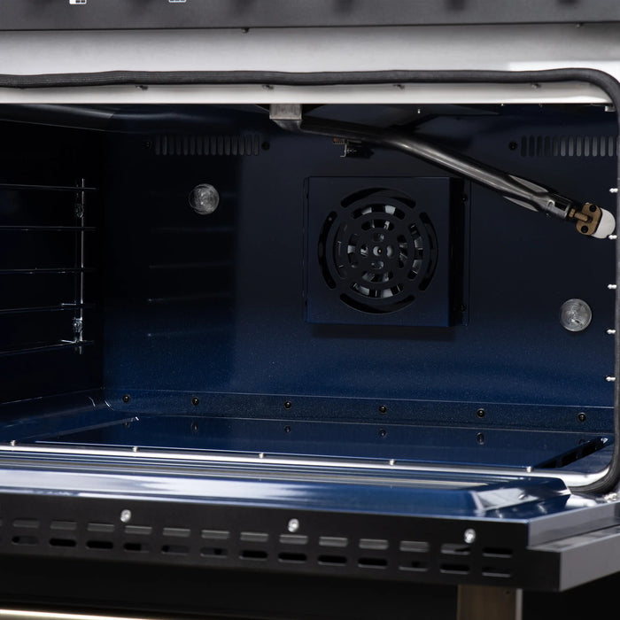 Forno Massimo 36-Inch Freestanding Gas Range with 6 Burners & 5.36 Cu.Ft. Convection Oven in Black with... - View 16