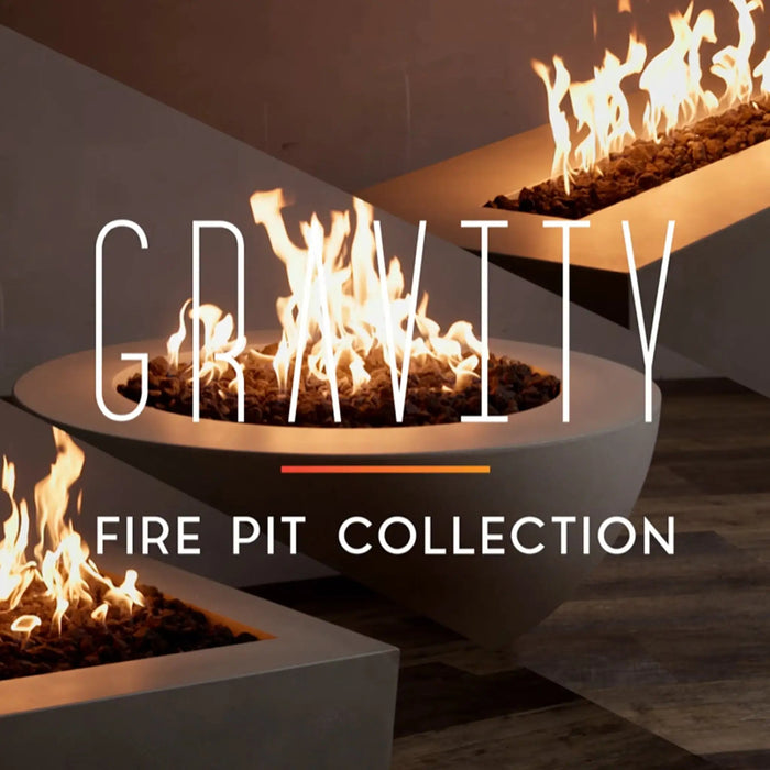 Starfire Designs Gravity 45" Square Concrete Gas Fire Pit Starfire Designs
