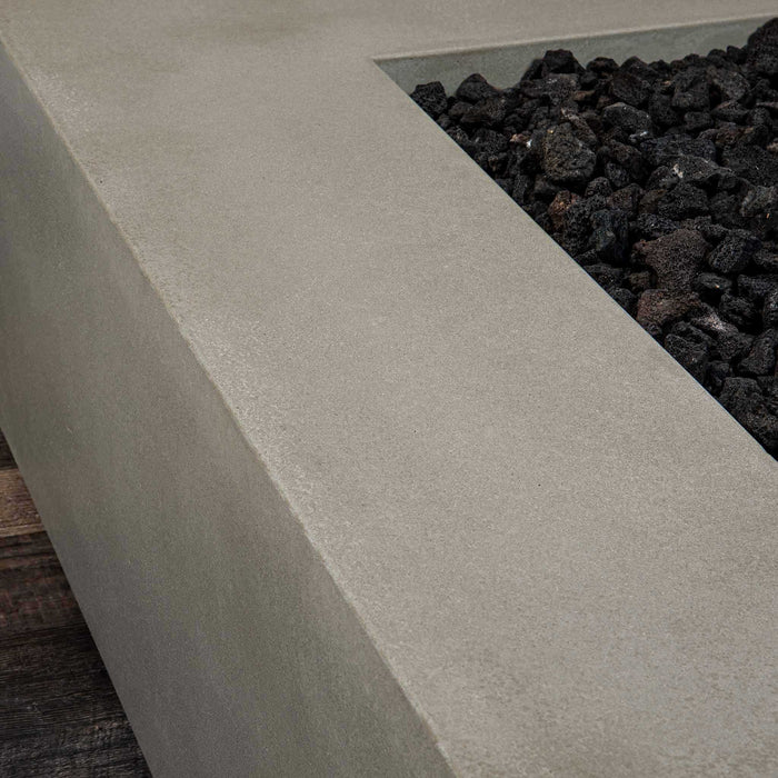 Starfire Designs Gravity 48" x 32" Rectangle Concrete Gas Fire Pit Starfire Designs