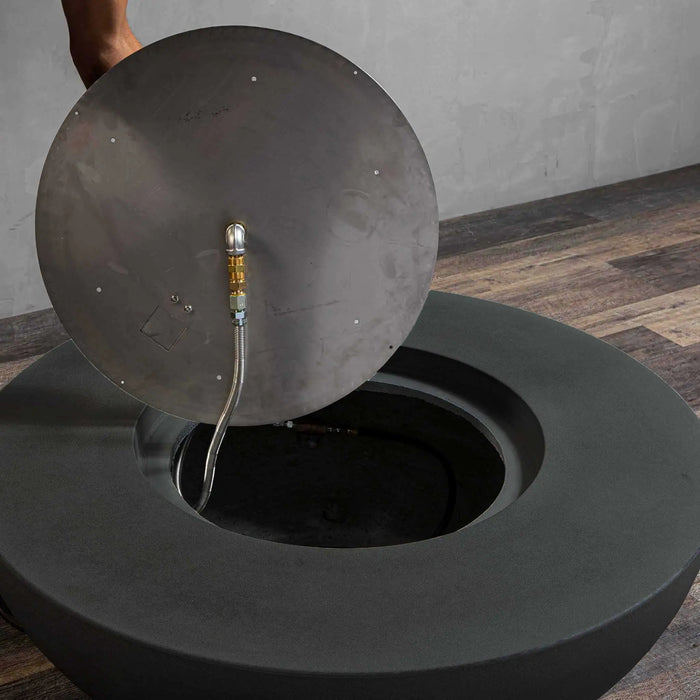 Starfire Designs Gravity 45" Round Concrete Gas Fire Pit Starfire Designs