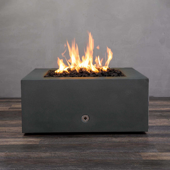 Starfire Designs Gravity 36" Square Concrete Gas Fire Pit Starfire Designs