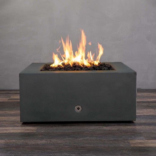 Starfire Designs Gravity 36" Square Concrete Gas Fire Pit Starfire Designs