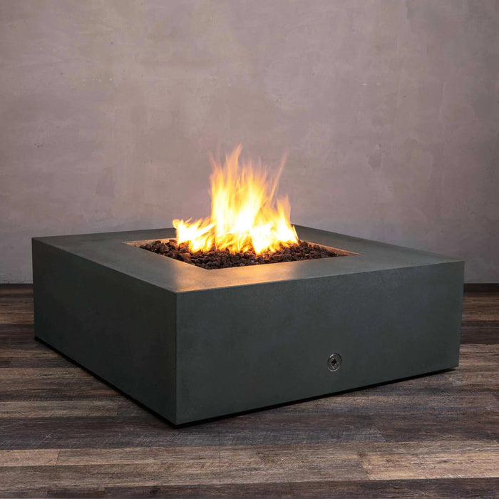 Starfire Designs Gravity 45" Square Concrete Gas Fire Pit Starfire Designs