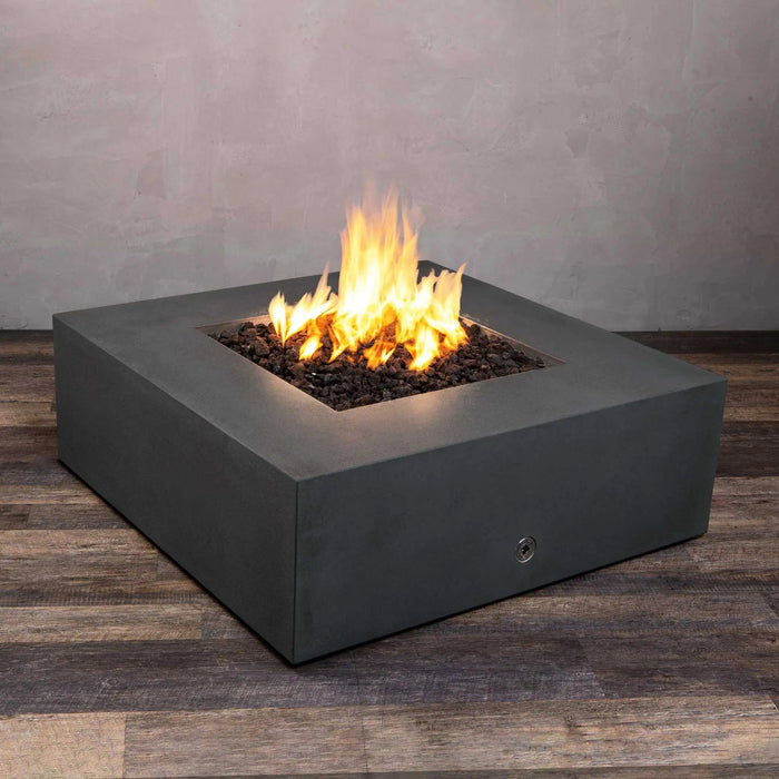 Starfire Designs Gravity 45" Square Concrete Gas Fire Pit Starfire Designs
