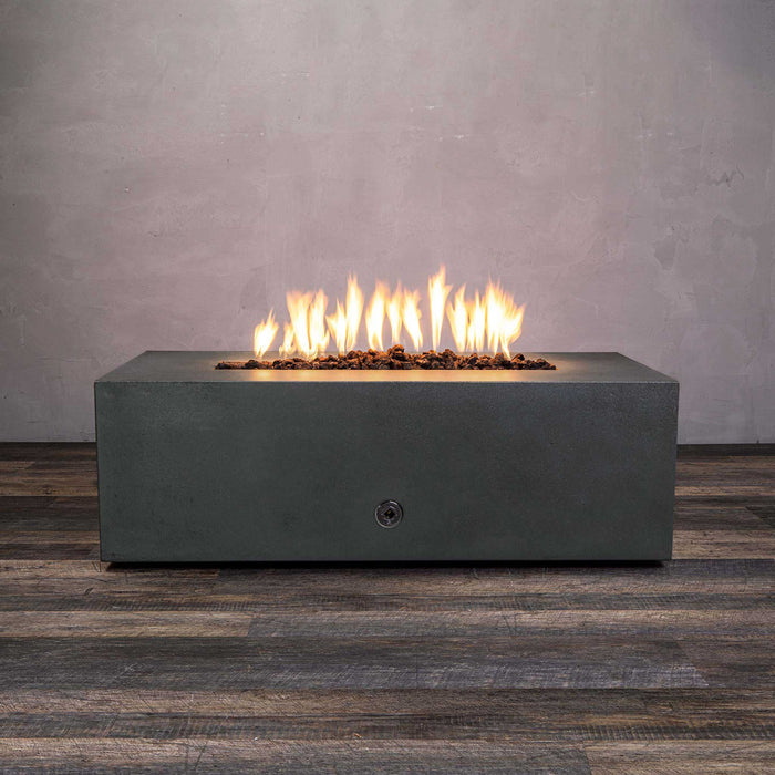 Starfire Designs Gravity 48" x 32" Rectangle Concrete Gas Fire Pit Starfire Designs