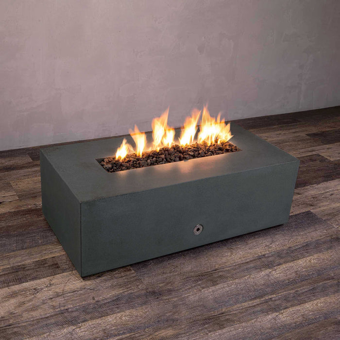 Starfire Designs Gravity 48" x 32" Rectangle Concrete Gas Fire Pit Starfire Designs