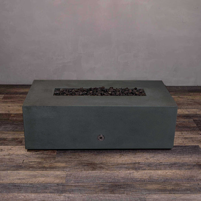 Starfire Designs Gravity 48" x 32" Rectangle Concrete Gas Fire Pit Starfire Designs