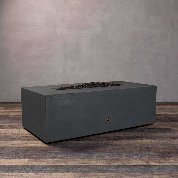 Starfire Designs Gravity 48" x 32" Rectangle Concrete Gas Fire Pit Starfire Designs