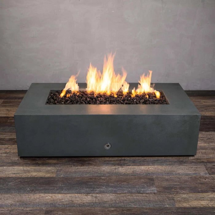 Starfire Designs Gravity 60" x 32" Rectangle Concrete Gas Fire Pit Starfire Designs