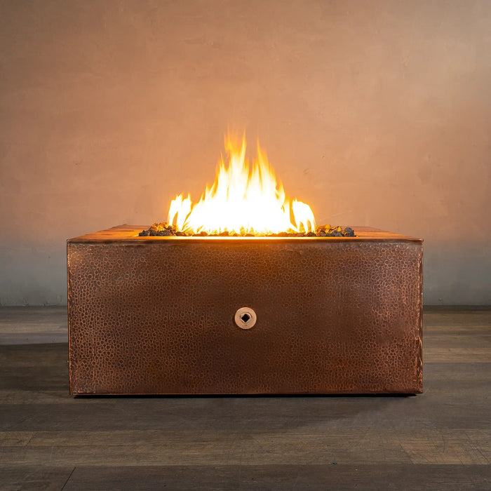 Gravity Moreno 36" W Square Copper Fire Pit - MORGRV363616 by Starfire Designs Starfire Designs