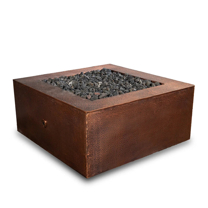 Gravity Moreno 36" W Square Copper Fire Pit - MORGRV363616 by Starfire Designs Starfire Designs