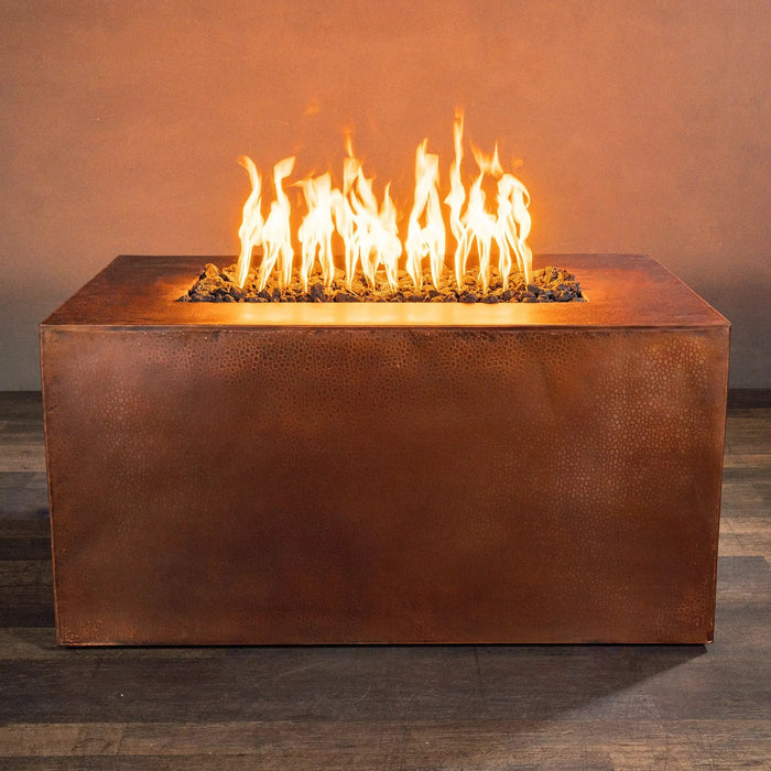 Gravity Moreno 48" W x 32" L Rectangle Copper Fire Pit - MORGRV483224 by Starfire Designs Starfire Designs