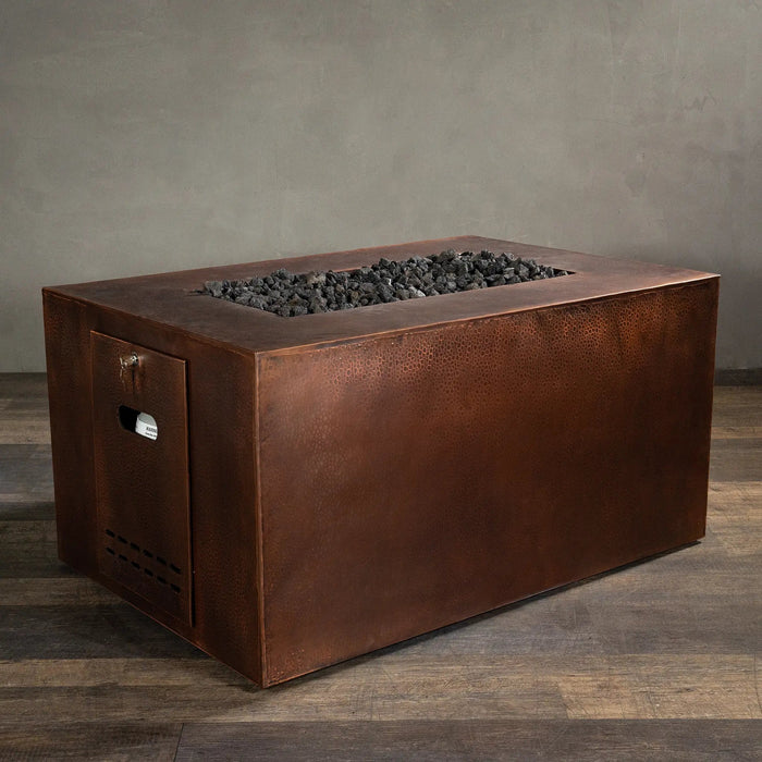 Gravity Moreno 48" W x 32" L Rectangle Copper Fire Pit - MORGRV483224 by Starfire Designs Starfire Designs