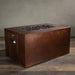 Gravity Moreno 48" W x 32" L Rectangle Copper Fire Pit - MORGRV483224 by Starfire Designs Starfire Designs