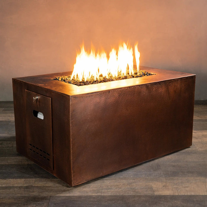Gravity Moreno 48" W x 32" L Rectangle Copper Fire Pit - MORGRV483224 by Starfire Designs Starfire Designs