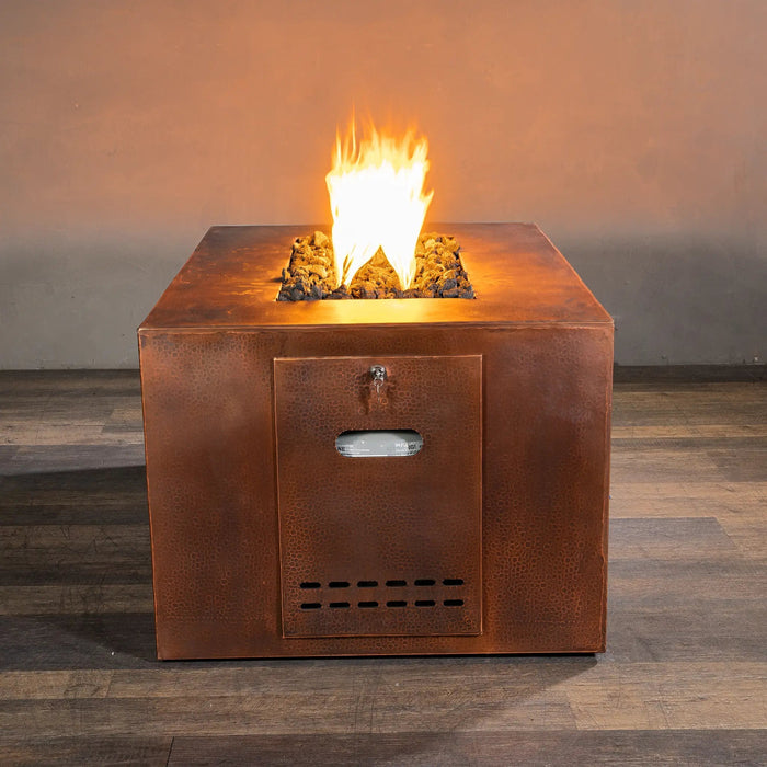 Gravity Moreno 48" W x 32" L Rectangle Copper Fire Pit - MORGRV483224 by Starfire Designs Starfire Designs
