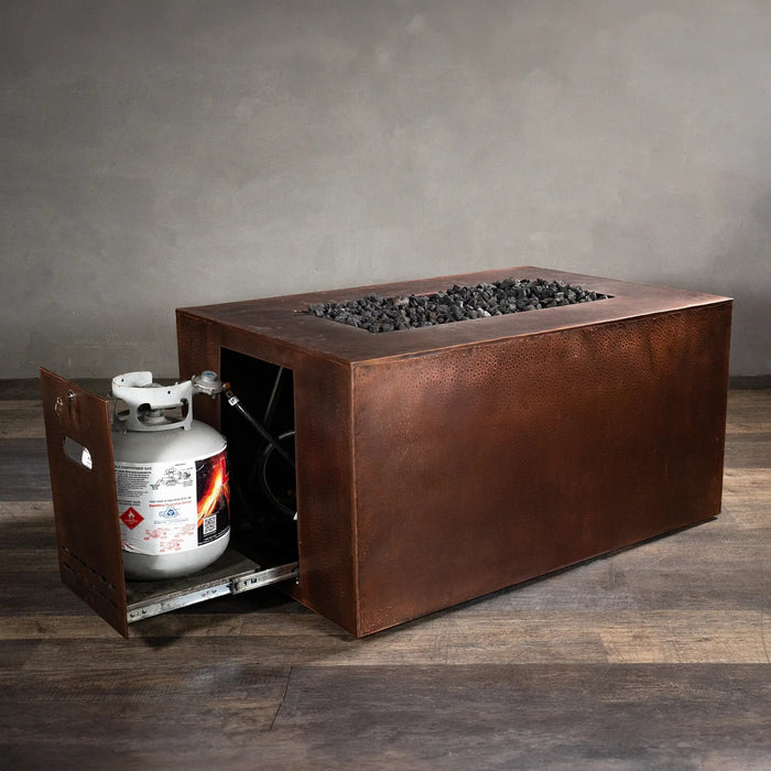 Gravity Moreno 48" W x 32" L Rectangle Copper Fire Pit - MORGRV483224 by Starfire Designs Starfire Designs