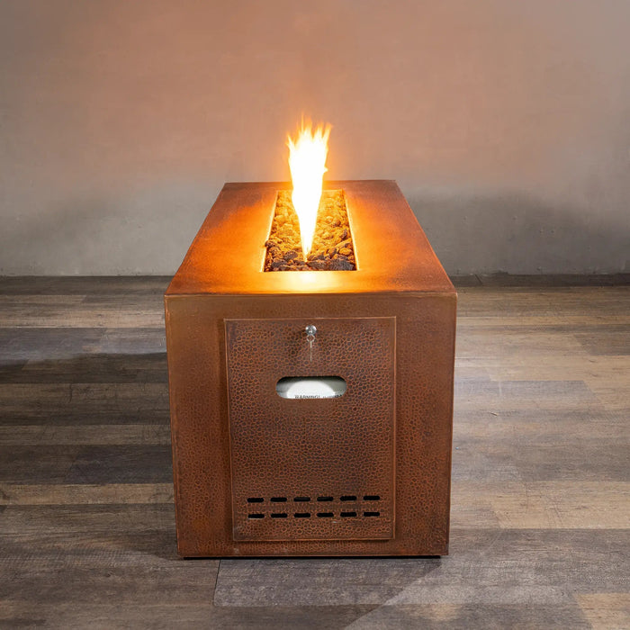 Gravity Moreno 60" W x 24" L Rectangle Copper Fire Pit - MORGRV602424 by Starfire Designs Starfire Designs