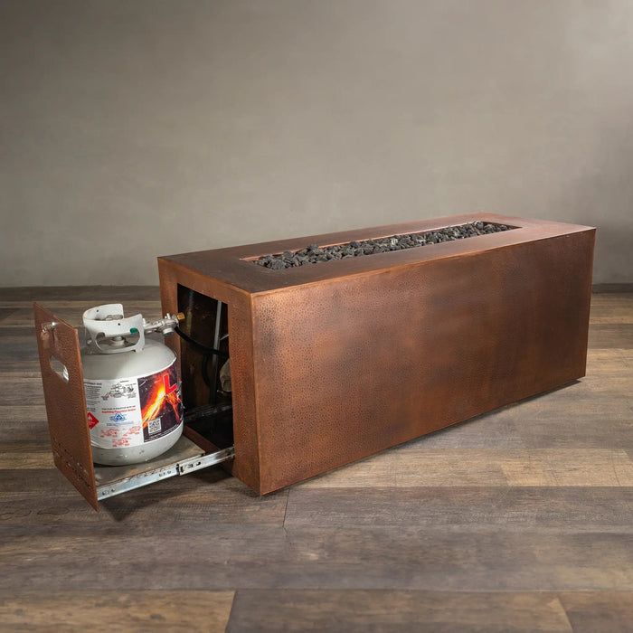 Gravity Moreno 60" W x 24" L Rectangle Copper Fire Pit - MORGRV602424 by Starfire Designs Starfire Designs