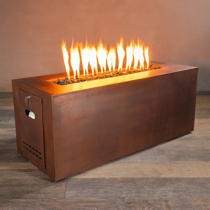 Gravity Moreno 60" W x 24" L Rectangle Copper Fire Pit - MORGRV602424 by Starfire Designs Starfire Designs