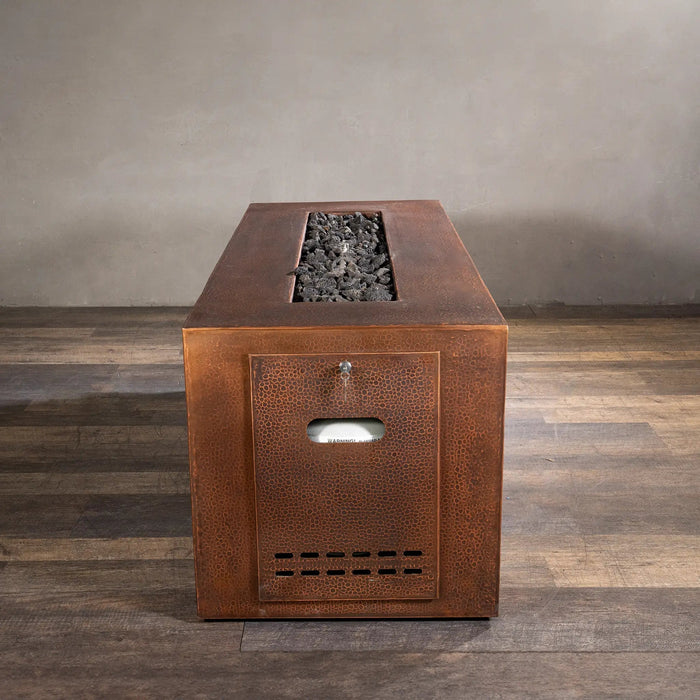 Gravity Moreno 60" W x 24" L Rectangle Copper Fire Pit - MORGRV602424 by Starfire Designs Starfire Designs