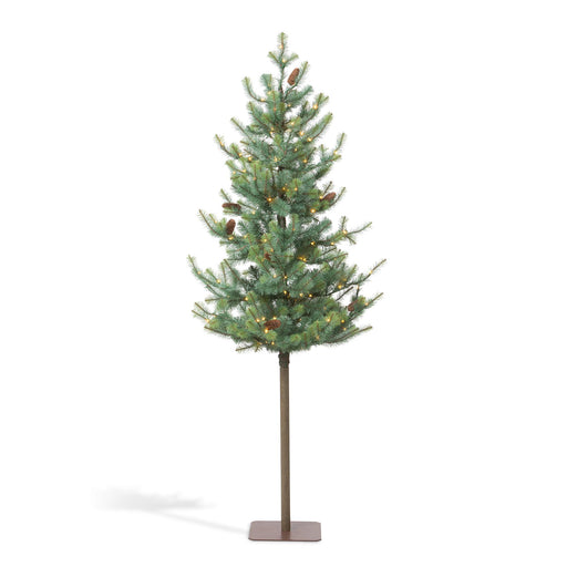Park Hill Collection Blue Spruce Alpine Tree, 84"