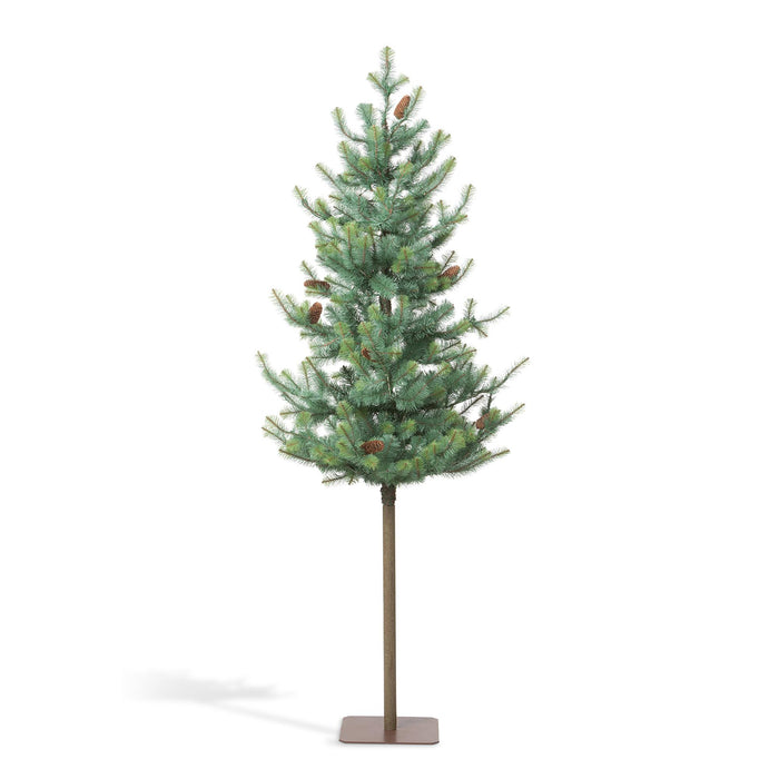 Park Hill Collection Blue Spruce Alpine Tree, 84" (view 2)