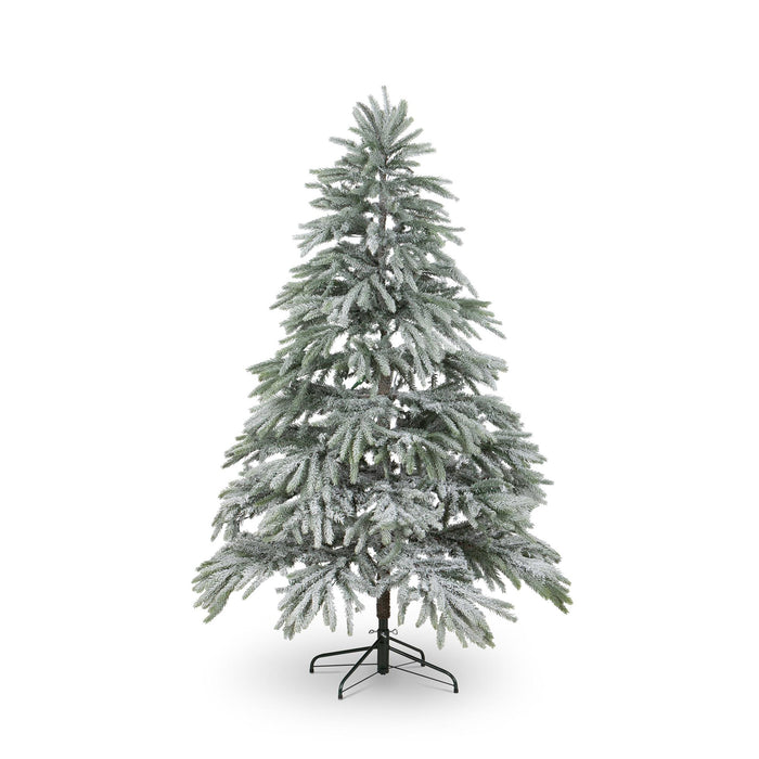 Flocked Down Swept Tree, 6' H-083-3-863-16H - angle view