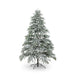 Flocked Down Swept Tree, 6' H-083-3-863-16H - angle view