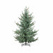 7.5' Iced Blue Spruce Tree with Micro Lights H-099-3-864-16H - front view