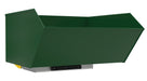 Vestil H-100-HD-BD-GRN-H Steel Heavy Duty Bump & Dump Hopper 1 Cubic Yard 6,000 lb. Capacity Hunter Green