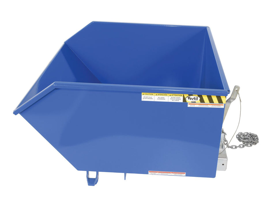 Vestil H-100-HS steel high strength low profile hopper - view 3