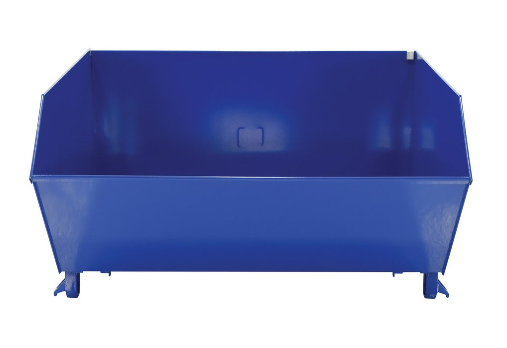 Vestil H-100-LD steel light duty low profile self dumping hopper - view 3