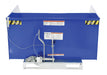 Vestil H-100-LD steel light duty low profile self dumping hopper - view 4