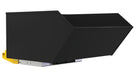 Vestil H-100-MD-BD-BLK-SG Steel Medium Duty Bump & Dump Hopper 1 Cubic Yard 4,000 lb. Capacity Semi Gloss Black