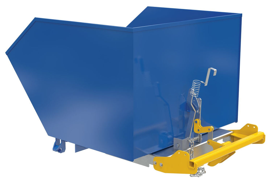 Vestil H-150-HD-BD steel heavy duty bump & dump hopper - view 2