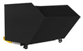 Vestil H-150-LD-BD-BLK-SG Steel Light Duty Bump & Dump Hopper 1-1/2 Cubic Yard 2,000 lb. Capacity Semi Gloss Black