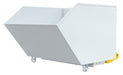 Vestil H-150-MD-BD-WHT Steel Medium Duty Bump & Dump Hopper 1-1/2 Cubic Yard 4,000 lb. Capacity Blue Silver White