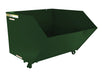 Vestil H-150-MD-GRN-H Steel Medium Duty Low Profile Self Dumping Hopper 1-1/2 Cubic Yard 4,000 lb. Capacity Hunter Green